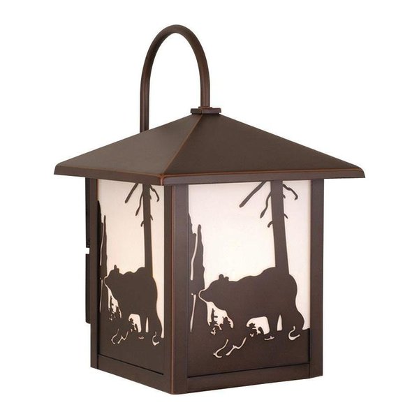 Vaxcel Bozeman 8In. Outdoor Wall Light Bbz (Bear) OW35083BBZ